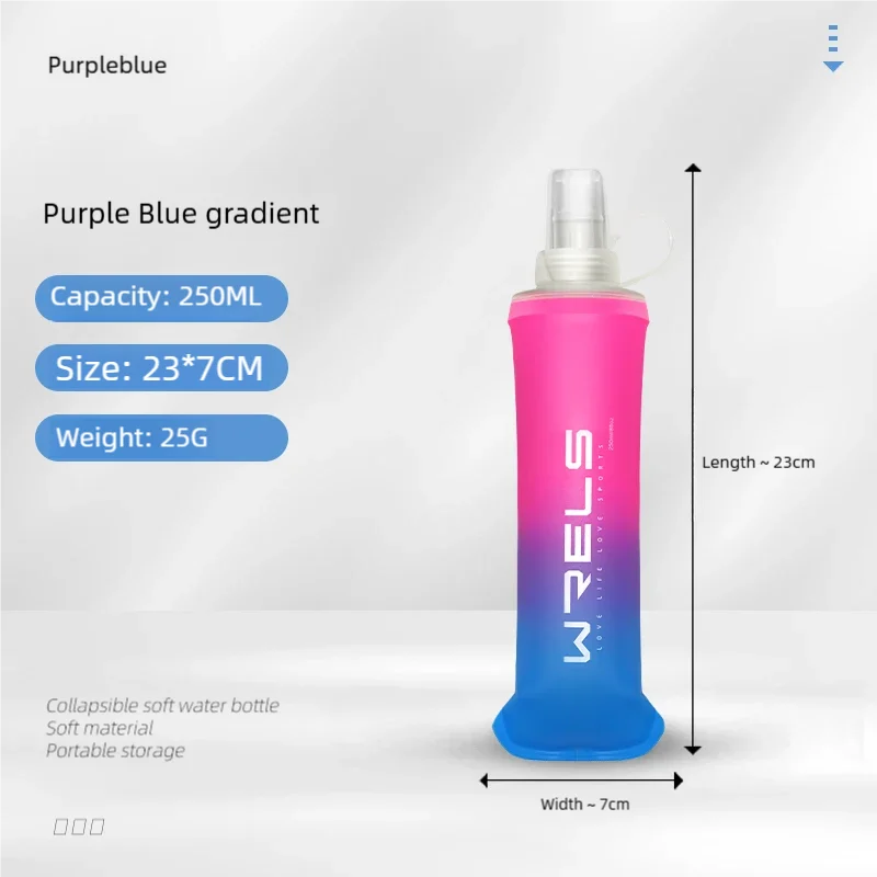 Folding TPU Soft Flask Water Bottle | Portable Hydration for Running