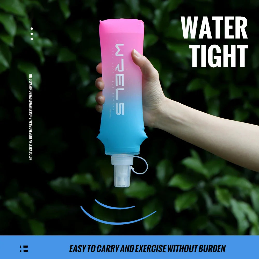 Folding TPU Soft Flask Water Bottle | Portable Hydration for Running